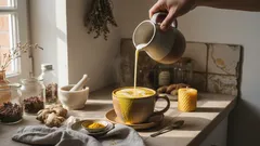 Não é por acaso que se bebe esta bebida à noite: a verdade sobre o «leite dourado»