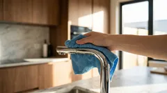 Esqueça os raspadores e os produtos de limpeza: uma torneira brilhante em 10 minutos