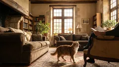 O que é que o seu gato está a tentar dizer quando anda de um lado para o outro e mia alto?